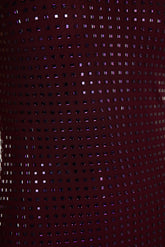 Pam Square Diamante Maxi Dress - Berry